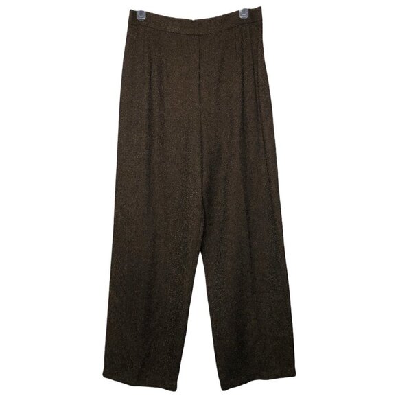 New CONNECTED PETITE - Brown & Tan Speckled 2-Piece Blazer & Pant Suit - Size12P - Picture 7 of 10